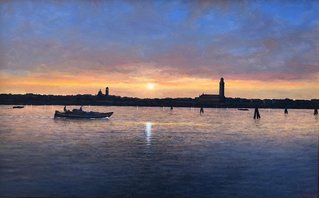 Venezia al tramonto Colussi Fabio