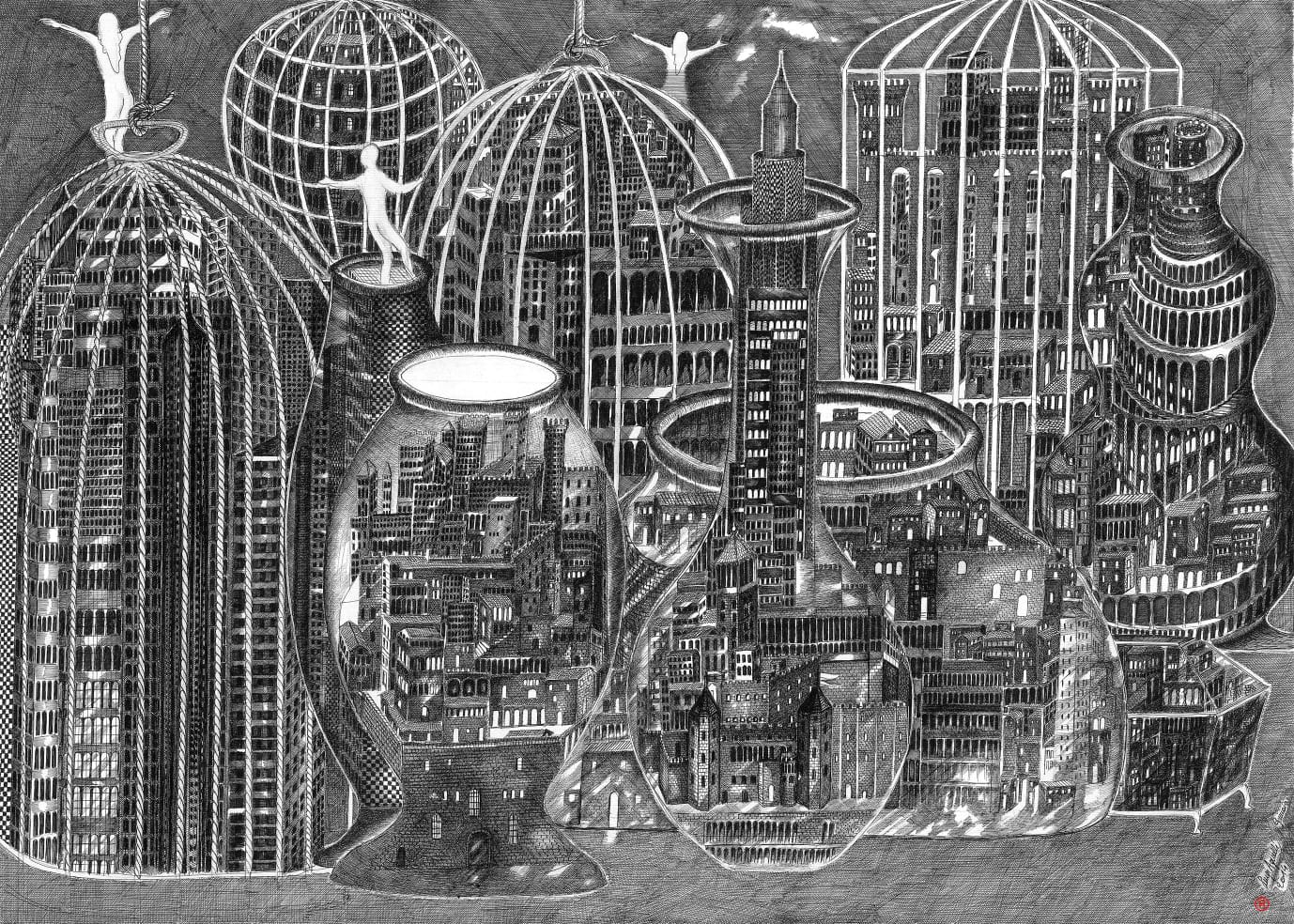 Il mondo in gabbia LandK Art