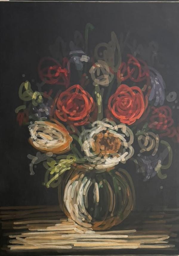 Vaso nero Coltro Michela